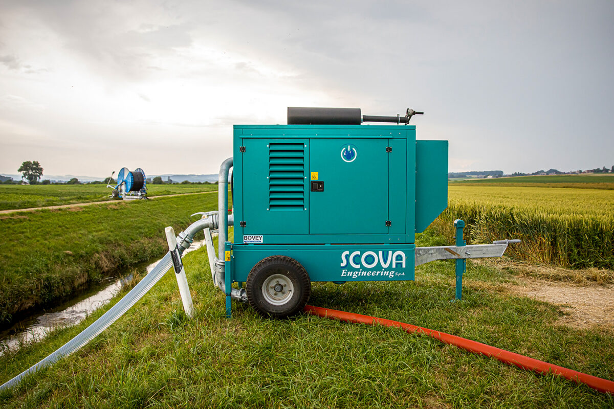 Motopompe insonorisée